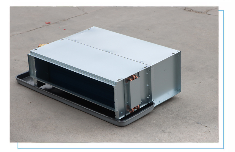 江西臥式暗裝帶回風箱風機盤管